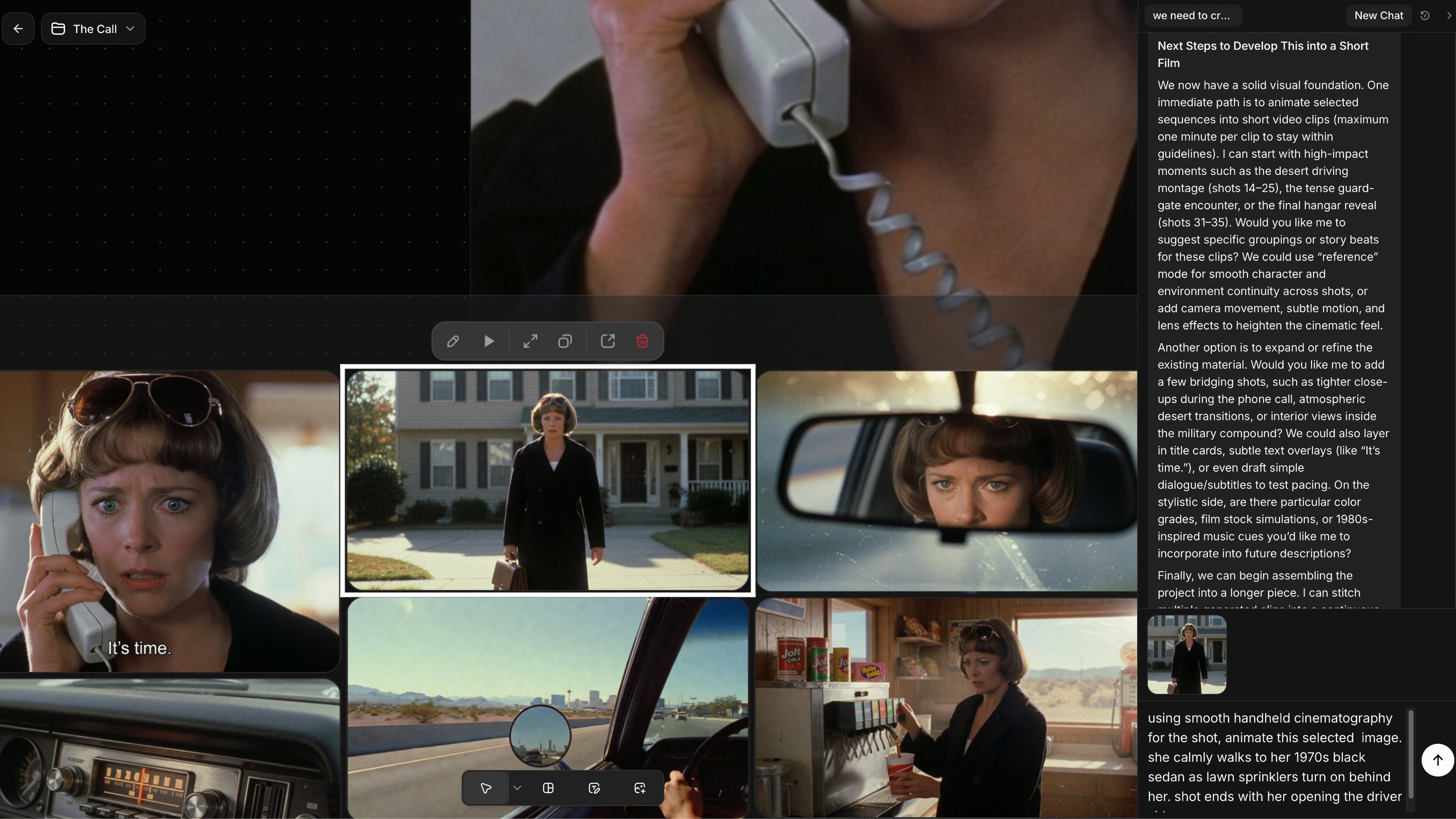 Grok Imagine workspace for image creation
